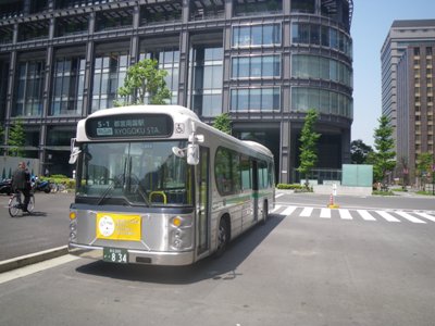 万歩計 散策点描 シャトルバス 都営バス 夢の下町h 東京駅 日本橋三越 浅草雷門 東京駅 日本橋 日本橋三越