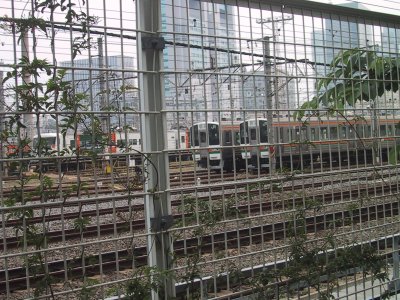Tamachi train maintenance site 