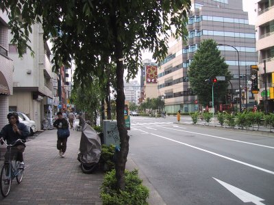 Heading to Shibuya on Meiji Avenue
