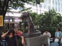 The symbol of Shibuya : The Statue of the faithful dog Hachi-Ko 