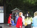 The young fashion which is the Harajuku speciality in front of Meiji Jingu Shrine 