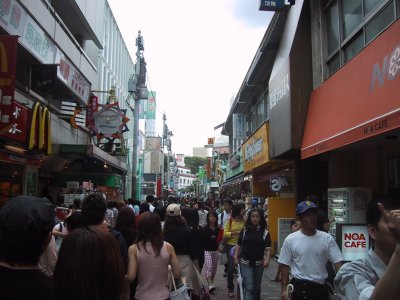 Takeshita Street which is a famous place in Harajuku 