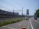 県道金沢逗子線（２０５号）　横須賀線沿いを西進