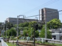 六会日大前駅　駅前から見える日大生物資源科学部校舎