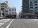 昭和通り商店街　左折して第二京浜（国道１号）へ