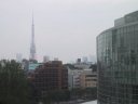 TV Asahi and Tokyo Tower seen from Hillside.