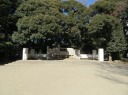 有栖川宮記念公園　広場　西端の記念碑
