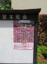根津神社に向かう道にある「つつじまつり」のポスター