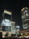 東京駅丸の内中央口から見たＪＰタワーと丸ビル