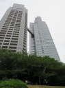 隅田川テラスを北上　聖路加ガーデン　セントルークスタワー