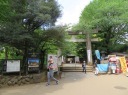 上野公園　さくら通りから右折、上野東照宮へ