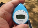 上野公園　大噴水前　熱中症計は危険