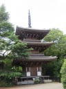 東禅寺（最初のイギリス公使館跡）　境内　三重塔
