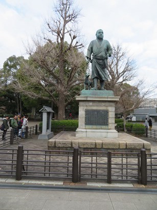 上野公園　西郷さん銅像