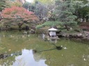 横浜公園　紅葉、黄葉が美しい日本庭園　友好と平和の灯篭　Ｐｅａｃｅ　Ｌａｎｔｅｒｎ