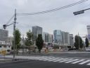 第一京浜　高輪二丁目交差点で右折、桂坂へ