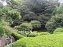池田山公園　池泉式庭園　高台の四阿からの風景