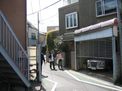 万歩計 散策点描 日暮里駅開業１００周年記念 レトロな街 谷中 根津 千駄木 を歩く H１７ ０４ ０９ 永久寺 谷中へび道 森鷗外旧居跡 根津神社