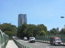 都道赤坂杉並線（都道４１３号）　青山橋から見える東京ミッドタウン　ミッドタウンタワー
