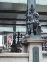 The statue with which Nihonbashi is decorated