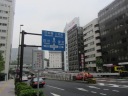 青山通り（国道２４６号）　赤坂見附交差点で右折、外堀通りへ