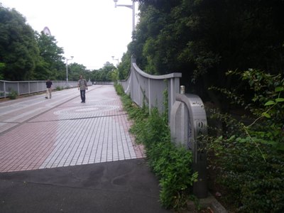 湾岸道路の歩道橋である臨海橋
