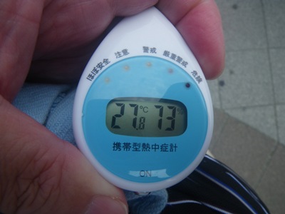 新浦安駅 熱中症計は注意