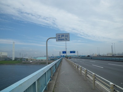 湾岸道路(国道357号) 江戸川に架かる市川大橋