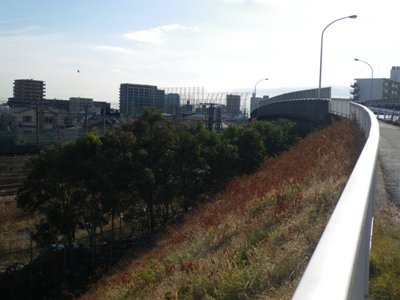 府中街道 市ノ坪跨線橋