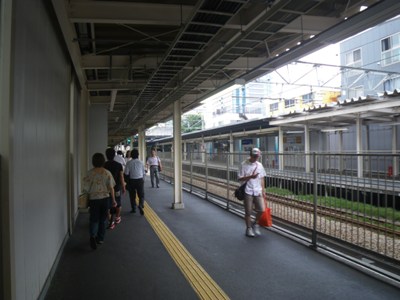 JR 武蔵小杉駅 新連絡通路 下り(立川行)通路