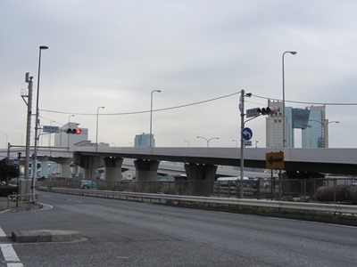 湾岸道路(国道357号) 有明橋西交差点