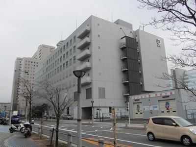 深川消防署 有明分署、東日本NTT前を歩く