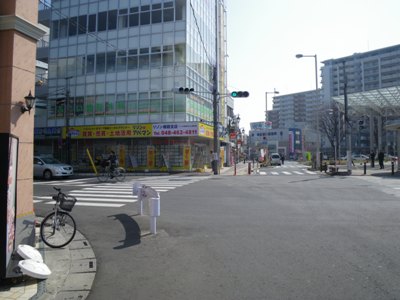 朝霞駅東口風景