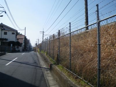 JR武蔵野線 線路沿いに南下