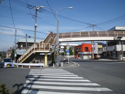 川越街道 川越市藤間歩道橋