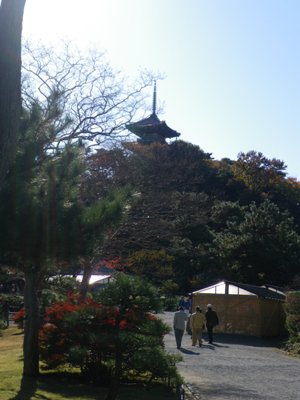 三渓園 旧燈明寺三重塔