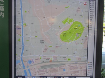 JR 根岸線 根岸駅 界隈案内図