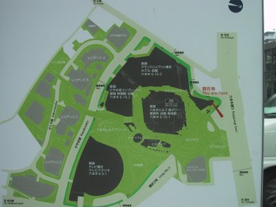 六本木ヒルズ案内図