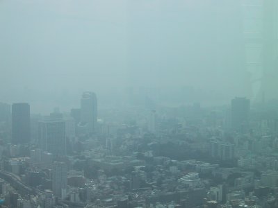 (東側) 左側2番目のビルはNEC本社ビル。右側は恵比寿ガーデンプレース。