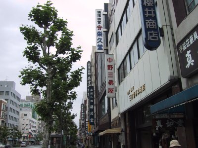 仏壇、仏具店街