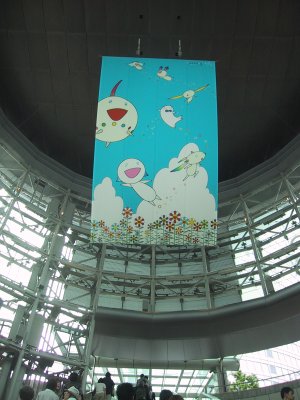 The main character with which the escalator of a Metro Hat is decorated "the Roku-Roku star people" 