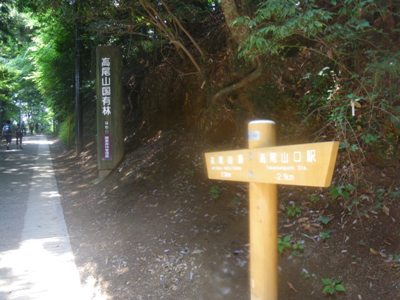 1号路(表参道) 道標