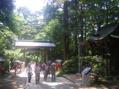 薬王院 表参道 浄心門、神変堂