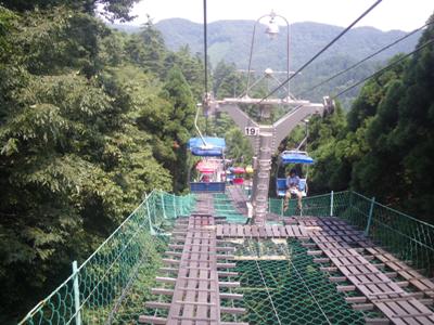 エコーリフトで山麓駅へ