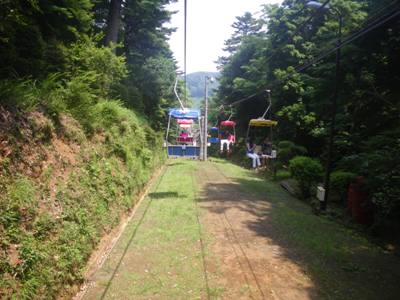 エコーリフトで山麓駅へ