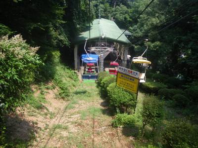 エコーリフトで山麓駅へ