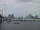 Scenery of the direction of Shibaura in Rainbow Bridge.