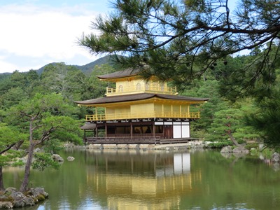 金閣寺(鹿苑寺) 鏡湖池 金閣