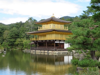金閣寺(鹿苑寺) 鏡湖池 金閣