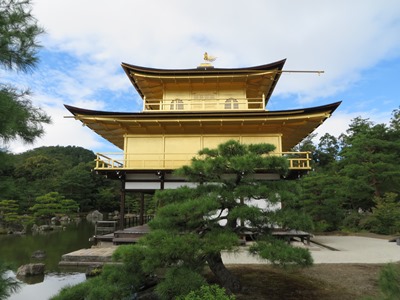 金閣寺(鹿苑寺) 鏡湖池 金閣